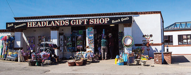 Headlands Gift Shop, An Aladdin's Cave, Regatta Clothing & Footwear, Everything for the Beach, Souvenir